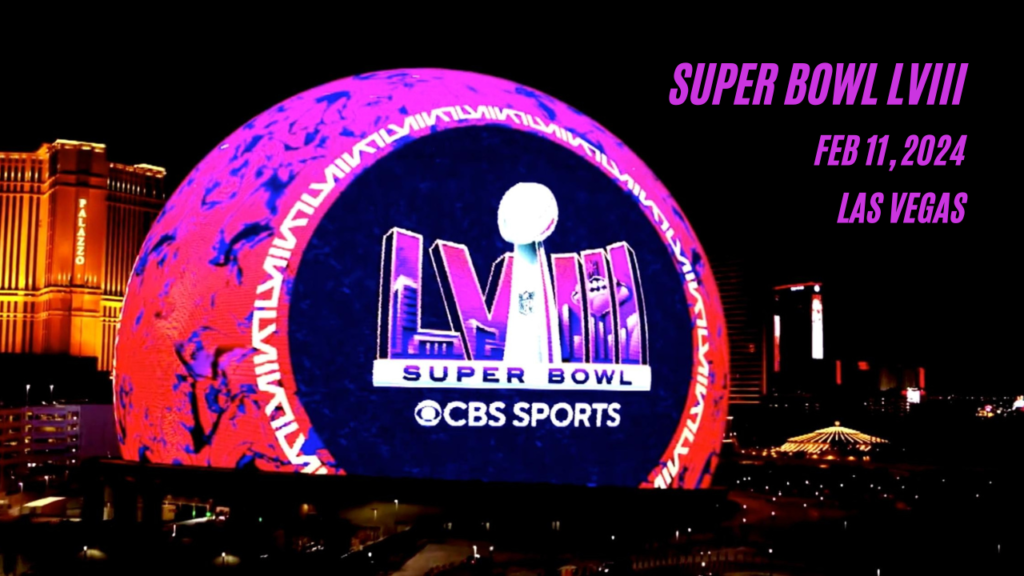 Super Bowl Las Vegas Sphere