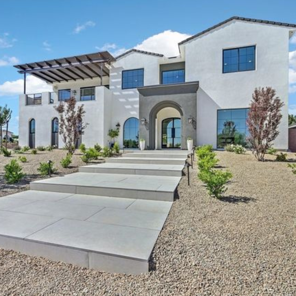 Image of a typical new construction home in Las Vegas.